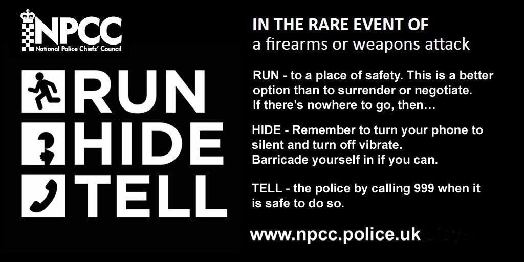 Run, Hide, Tell
